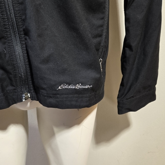 Eddie Bauer Full Zip Black Jacket Men's Size Medium - Picture 4 of 7